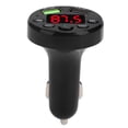 thumbnail image 1 of Reproductor MP3 Bluetooth 5.0 para coche E6, modulador, adaptador FM de carga rápida USB dual, transmisor, 1 of 14