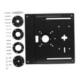 thumbnail image 2 of colaxi Router Table Insert Plate 9.6x9.4inch Wear Resistant Wood Milling Flip Board Black, 2 of 9