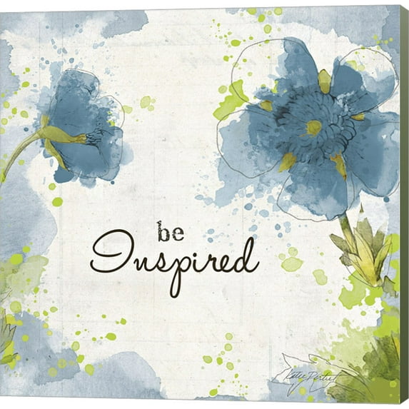 You Shine I Blue Be Inspired by Katie Pertiet, Canvas Wall Art
