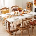 thumbnail image 3 of Sage Green Orange Pumpkins Fall Cotton Linen Rectangle Table Runners 13"x48", Thanksgiving Maple Leaves Coffee Table Runner Dresser Scarves Luxury Table Runners for Wedding Party Banquet Dinner Decor, 3 of 8