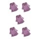 thumbnail image 1 of Blusa vintage para mujer Qarigey fibra de verano cómoda duradera cuello en V morado 4XL, 1 of 6