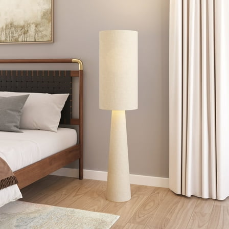Heaven Floor Lamp Beige Floor Lamp, Modern Style, Works with dimmer (Dimmer Not Included), PVC, Lighting Floor Lamps