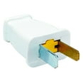 thumbnail image 2 of Legrand SA540WCC10 Pass & Seymour Polarized Plug, Residential, White, 2-Pole, 2-Wire, 15-Amp., 125-Volt - Quantity 10, 2 of 2