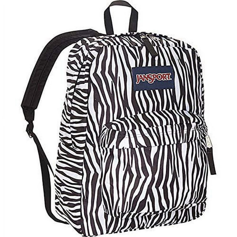 JanSport Superbreak Backpack Black White Zebra Walmart