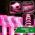 thumbnail image 5 of Tupkee LED Rope Light Pink - 24 Feet 7.3 m, for Indoor and Outdoor use - 10MM Diameter - 144 LED Long Life Bulbs Decorative Rope Tube Lights, 5 of 7