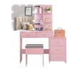 Pink|5 drawer
