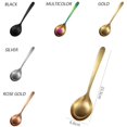 thumbnail image 2 of 304 Stainless Steel Soup Spoon, Table Spoon Dinnerware, Restaurant Supplies, Cooking Tool Set, Tablespoon Measure Spoon, Espresso Spoons(Gold), 2 of 7