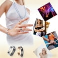 thumbnail image 2 of Wrongduck Premium Zircon Fitness Tracking Ring for Women Waterproof Activity Ring with Sleep Tracking for iOS Android, 2 of 10