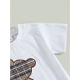 thumbnail image 5 of Bagilaanoe 2pcs Newborn Baby Boy Girl Short Pants Set Short Sleeve Plaid Print T Shirt Tops + Shorts 3M 6M 9M 12M 18M 24M Infant Casual Summer Outfits, 5 of 8