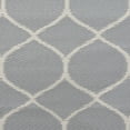 thumbnail image 4 of Northlight 4' x 6' Gray and Beige Honeycomb Pattern Rectangular Outdoor Area Rug, 4 of 4