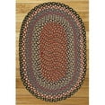 thumbnail image 1 of Capitol Earth Rugs 03-043 Burgundy-Blue-Gray Jute Braided Rug, 1 of 3