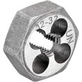 thumbnail image 1 of HUGFEGWE 15×6.3mm Hex Pipe Rethreading Die Carbon Steel Industrial Pro Hexagonal Re-Threading Hex Metric Die for Taper Pipe Threads 2pcs CJB91-22838, 1 of 1