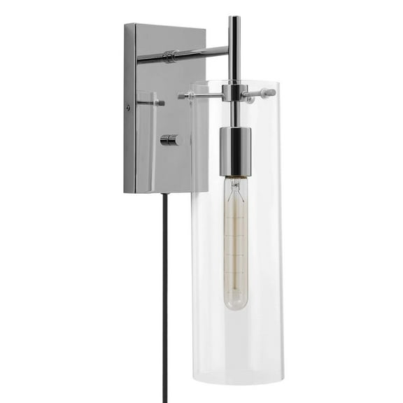 Skylark Wall Sconce Clear Polished Nickel