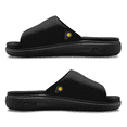 thumbnail image 2 of Unisex ISlide Black Indiana Pacers Minimalistic Motive Slide Sandals, 2 of 5