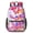 Black-3, variant on 17 Inch Lightweight Backpack,PVC Waterproof Oxford Fabric, Ergonomically Designed, with Large Capacity, Monarch Butterfly Aesthetic