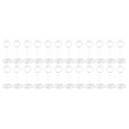 thumbnail image 1 of 24 Pcs Support de Numéro de Table en Acier Inoxydable, Support de Photo Multifonctionnel 85mm pour Mariage, Fête, Bureau, Décoration de Maison, 1 of 7