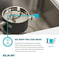 thumbnail image 4 of Elkay Lustertone Classic Stainless Steel 22" x 19-1/2" x 10-1/8", Single Bowl Drop-in Sink with Perfect Drain, 4 of 7