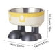 thumbnail image 3 of Cuenco de acero inoxidable para mascotas, diseño elevado, base antideslizante, plato de alimentación de doble capa para gatos y perros, cuenco antideslizante para comida y agua, comedero para mascota, 3 of 6