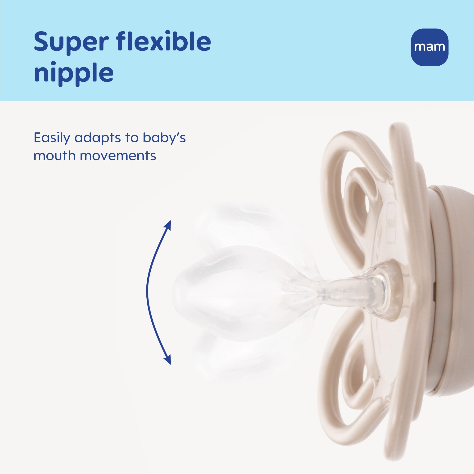 MAM Perfect Start Pacifier, 0-2 Months, Boy, 2 Pack