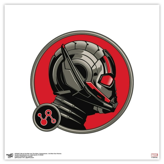 Gallery Pops Marvel Ant-Man and the Wasp: Quantumania - Ant-Man Pym Particle Wall Art, Unframed Version, 12" x 12"
