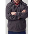 thumbnail image 4 of Kingsize Men's Big & Tall Fleece Zip-front Hoodie Jacket, 4 of 6