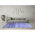 thumbnail image 3 of Ahgly Company Indoor Rectangle Abstract Blue Modern Area Rugs, 3' x 5', 3 of 4
