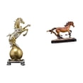 thumbnail image 1 of Figura De Caballo De Resina Moderna, Obra De Arte Coleccionable, Adorno Decorativo Para Sala De Estar, Oficina, Escritorio, Centro De Mesa, Estantería, Decoración Del Hogar, 1 of 8