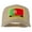 Khaki, variant on Portugal Country Patched Mesh Back Cap - White OSFM