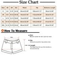 thumbnail image 3 of Women's Denim Shorts Women'S Summer High Waisted Casual Beach Wide Leg Vertical Striped Shorts, Women's Shorts L, 3 of 7