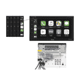 thumbnail image 4 of BOSS Audio Systems BVCP9690A Car Stereo - Apple CarPlay, Android Auto, Double Din, 6.75 Inch Touchscreen, Bluetooth, CD DVD Player, AM/FM Radio Receiver, Wireless Remote Control, USB, 4 of 7