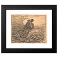 thumbnail image 2 of Fritz Syberg 18x15 Black Modern Framed Museum Art Print Titled - Death Goes Away with the Child (1900 - 1901), 2 of 5