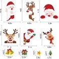 thumbnail image 5 of Etiqueta engomada de la ventana de Navidad ZHCH decoración electrostática copo de nieve 5 hojas 159 pegatinas, 5 of 5