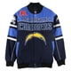 thumbnail image 1 of Chaqueta universitaria de Cierre completo NFL para hombre azul XXX-Large, 1 of 3