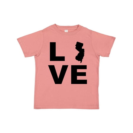 

Inktastic Love New Jersey Gift Toddler Boy or Toddler Girl T-Shirt