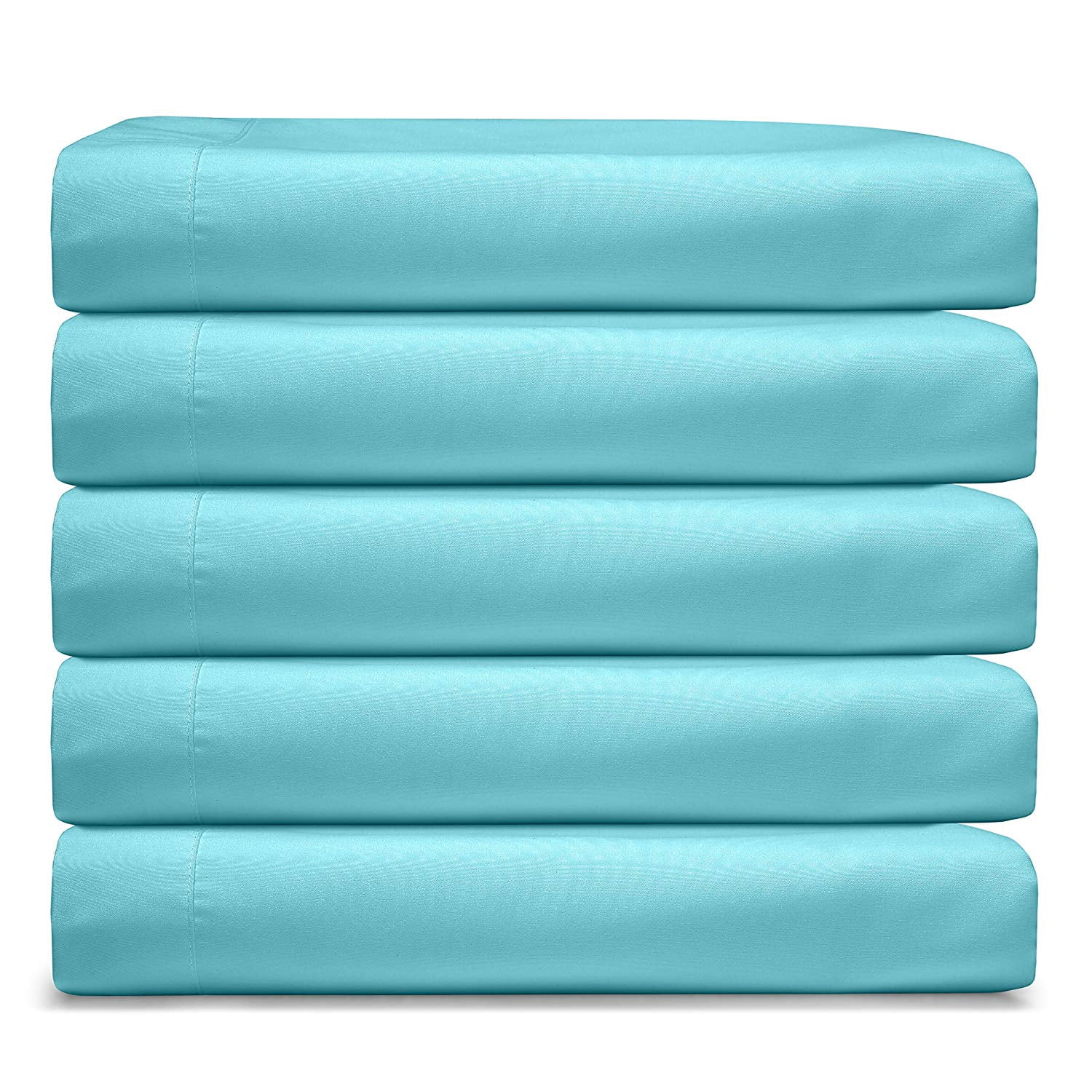Clara Clark RV/Short Queen 6-Piece Bed Set for Campers - Deep Pocket Fitted Sheet Luxury Soft Microfiber, Teal