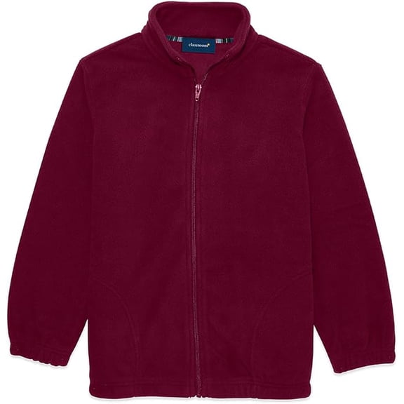 Classroom School Uniforms Big Kid Polar Fleece Jacket 59202, S, Burgundy
