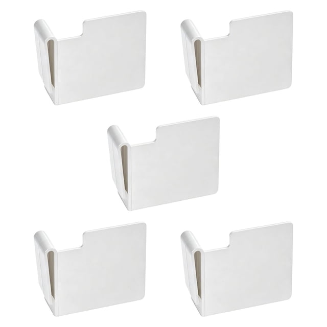 Bunblic 5Pcs Card Box Divider Organizer Card Box Partition Replacement High Performance Sturdy Versatile Gifts Compatible Accessories White