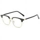 thumbnail image 5 of Gafas de estilo medio marco con montura de cejas y protección contra la luz azul Sven Scum Couple tr Gafas planas con montura de metal, 5 of 6