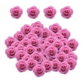 thumbnail image 3 of GROWTH TANK Mini Artificial Rose Heads Stemless Flower Heads for Table Home Decoration Pink, 3 of 7