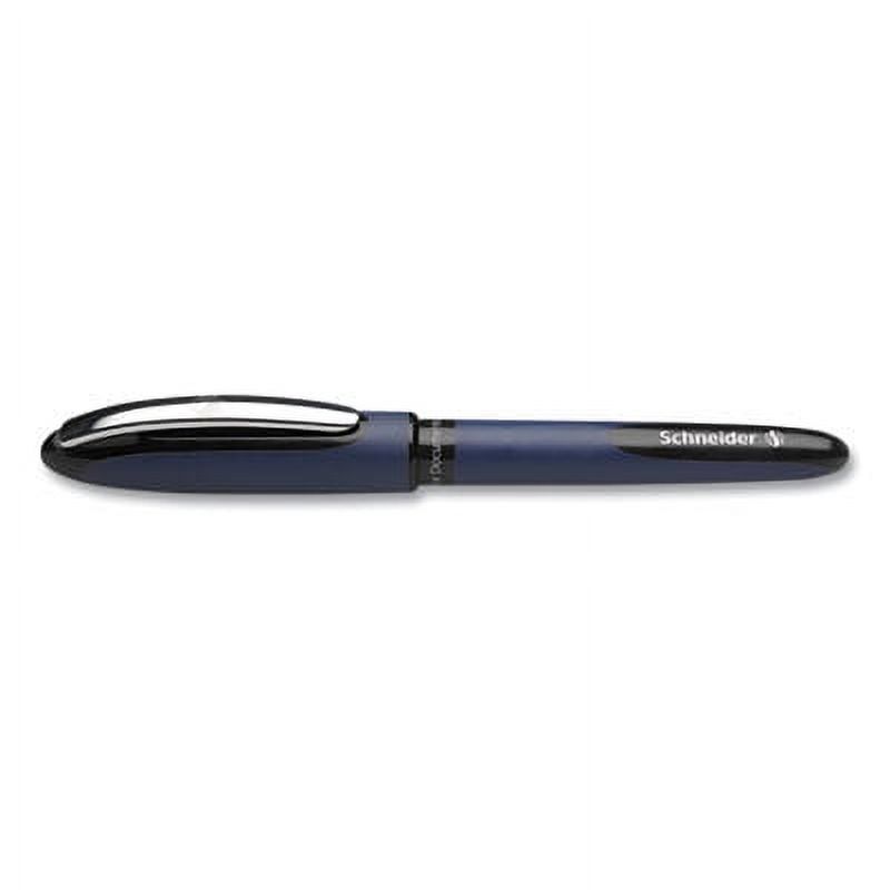 Schneider RED183001 0.6 mm Point One Business Rollerball Pen, Black