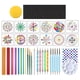 thumbnail image 5 of 42x Mandala Rock Dotting Set Mandala herramientas de pintura Plantillas Mandala Rock Painting Tool para dibujo de tela Decoración de, 5 of 8