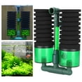 thumbnail image 4 of Aquarium Sponge Filter Aquarium BioChemical Double Sponge Cleaner Filter Fish  Submersible Foam Filter, 4 of 8