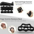 thumbnail image 4 of Hand Grip Strengthener 7 Pack Adjustable Hand Gripper, Finger Stretcher Resistance Extensor Bands, Finger Exerciser, Grip Strength Ring & Stress Relief Ball for Athletes & MusiciansBlack, 4 of 9
