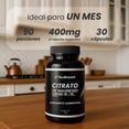 thumbnail image 2 of Nuboost Citrato de Magnesio Capsulas - Magnesium Citrate 2400 mg por porción 90 cápsulas - 1 meses de consumo - MADE IN USA - USDA, 2 of 5