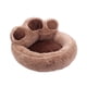 thumbnail image 5 of Alfombrilla redonda para cama de mascotas, cojín antideslizante para perros, casa para dormir, para gatitos de otoño invierno, cama , SG Salvador gato cama de peluche, 5 of 10