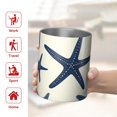 thumbnail image 5 of 12oz Coffee Tumblers Summer Ocean Starfish Stainless Steel Vacuum Insulated Travel Tumbler Coffee Cups Mug with Lid and Straw with Cleaning Brush for Cold & Hot Drinks, 5 of 5