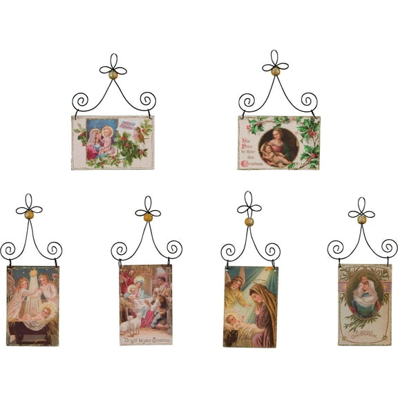 Primitives by Kathy Postcard Pictures (Set of 6), Nativity