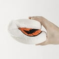 thumbnail image 6 of Halloween Pumpkin Slippers for Women Men Spooky Slides Soft Plush House Slippers Indoor Outdoor Shoes, 6 of 7