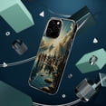 thumbnail image 4 of DistinctInk Hybrid (Acrylic / TPU) Clear Slim Fit Case for Apple iPhone 15 PLUS (6.7" Screen) - "Matthew 11:28 - Find Rest: A Call for Weary Souls", 4 of 8