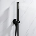 thumbnail image 5 of Lexora Salamonio 1-Spray Tub and Shower Faucet Combo with Round Showerhead and Handheld Shower Wand in Matte Black, 5 of 7
